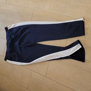 Large Tory Burch Sport Navy Blue/White pants